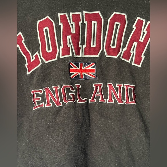 England London black large sweat shirt - purchased London during Queen Jubilee - Picture 2 of 2